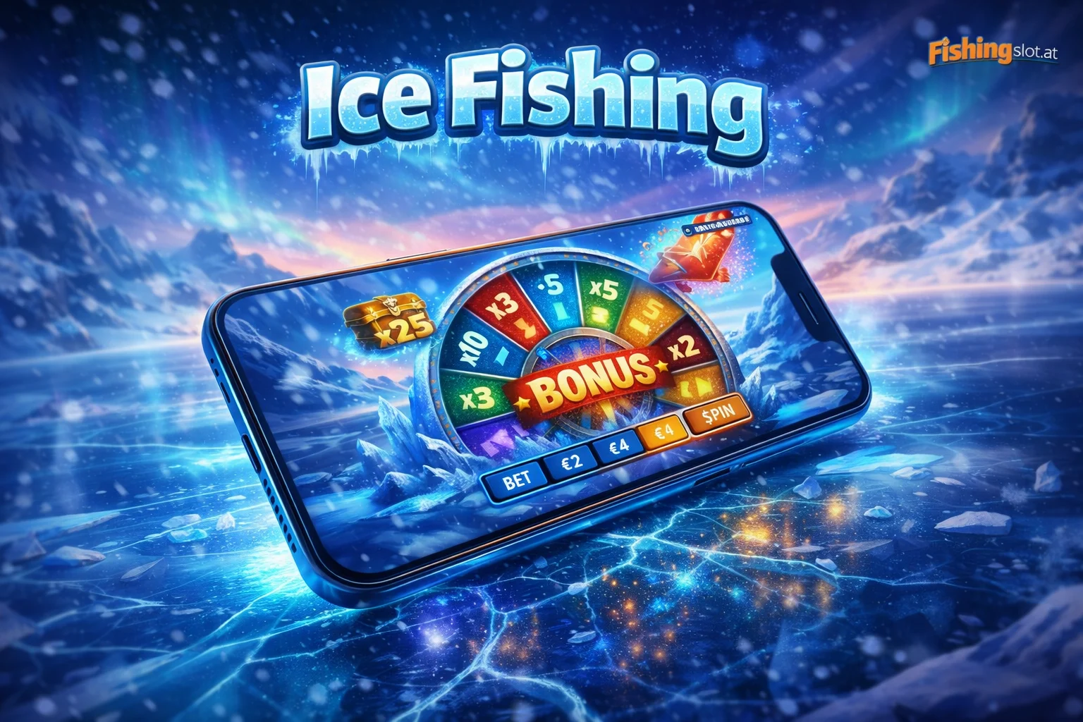 Ice Fishing Game کا انٹرفیس